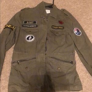 Velvet Women’s Andrea Patch Cotton Army Jacket
